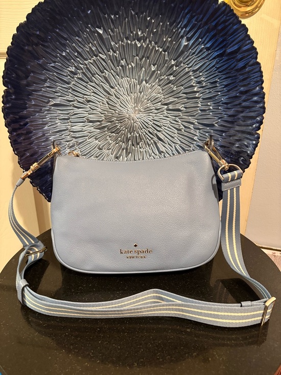 kate spade Handbags - Kate Spade Light/Sky Blue Rosie Thick Strap Crossbody Purse
